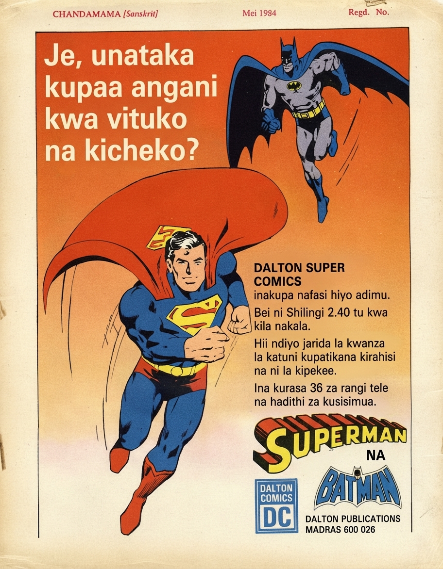 PixLate example: Kiswahili